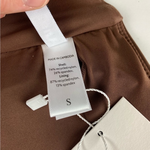 Andie The Scala Bandeau Strapless Bikini Top Swimsuit Brown NWT - Picture 7 of 8